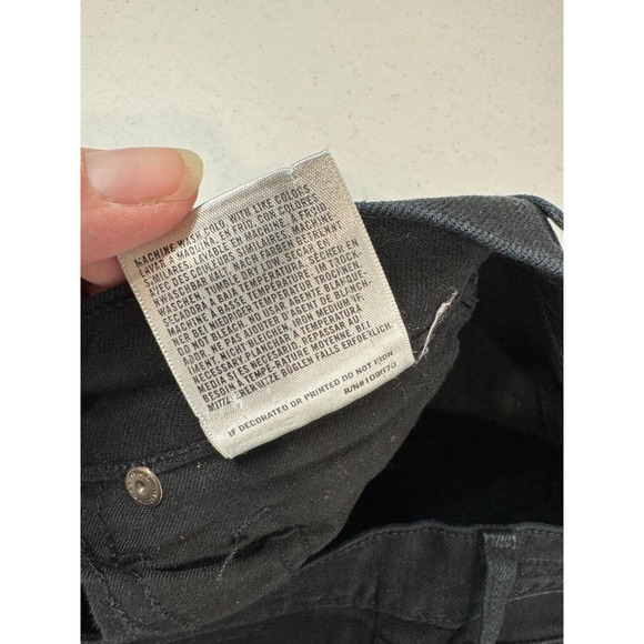 Citizen of Humanity Womens Phantom Skinny Jean Size 25 Black Crop Denim Low Rise - Picture 14 of 15